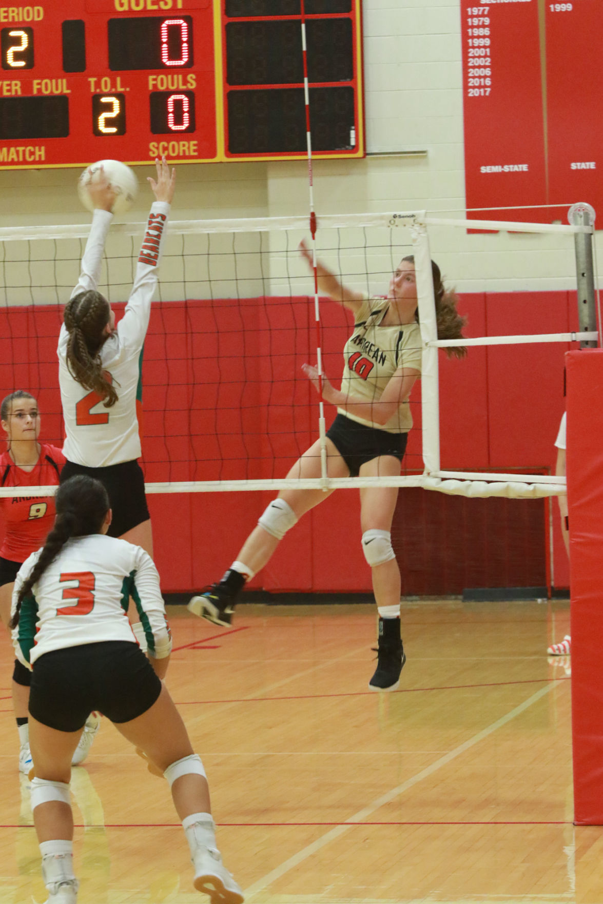 Gallery: Girls volleyball - Wheeler at Andrean